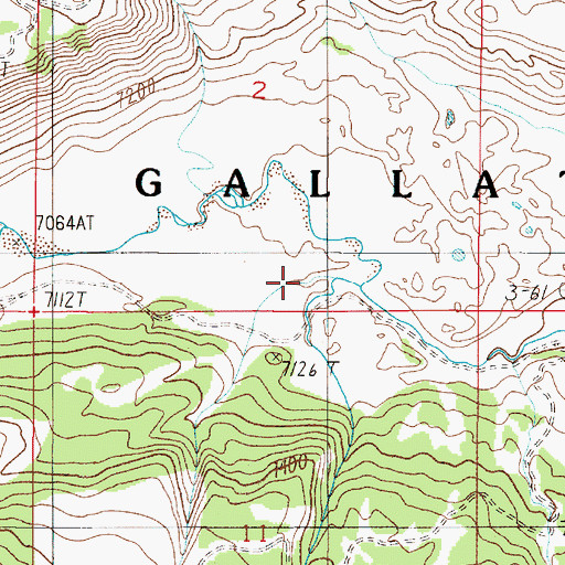 Topographic Map of Eldridge Cabin, MT