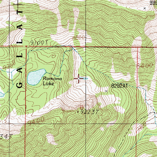 Topographic Map of Sedge lake, MT