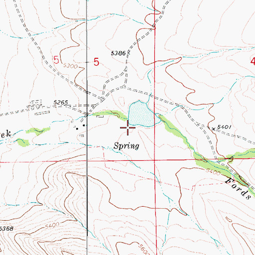 Topographic Map of Manger Dam, MT