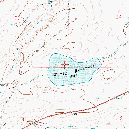 Topographic Map of Sterret Dam, MT