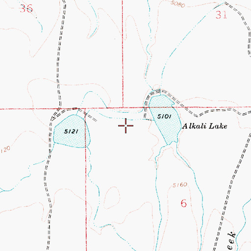 Topographic Map of Springdale Colony Dam, MT