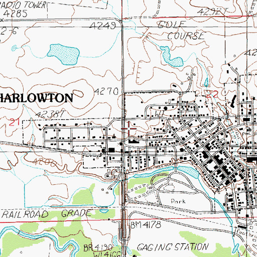 Topographic Map of Jawbone Dam Number 1, MT