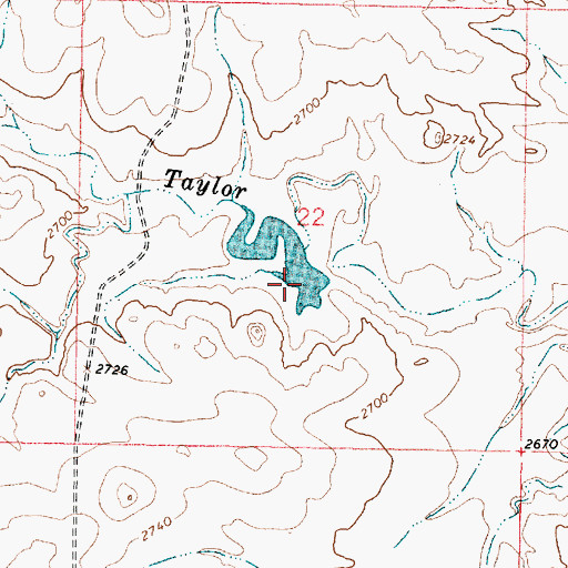 Topographic Map of Ross Dam, MT