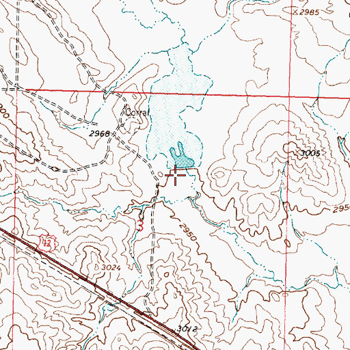 Topographic Map of Sun Coulee Dam, MT