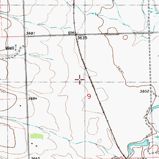 Topographic Map of Heikens Number 2 Dam, MT