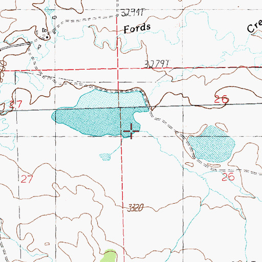 Topographic Map of Jelly Bean Dam, MT