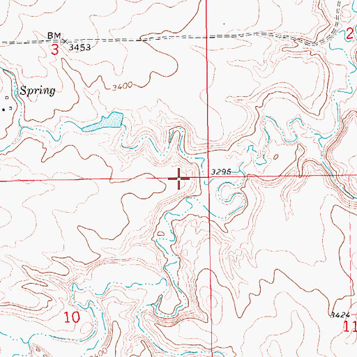 Topographic Map of Kingsbury Number 1 Dam, MT