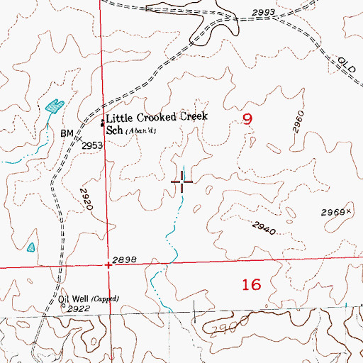 Topographic Map of Dutch Dam, MT