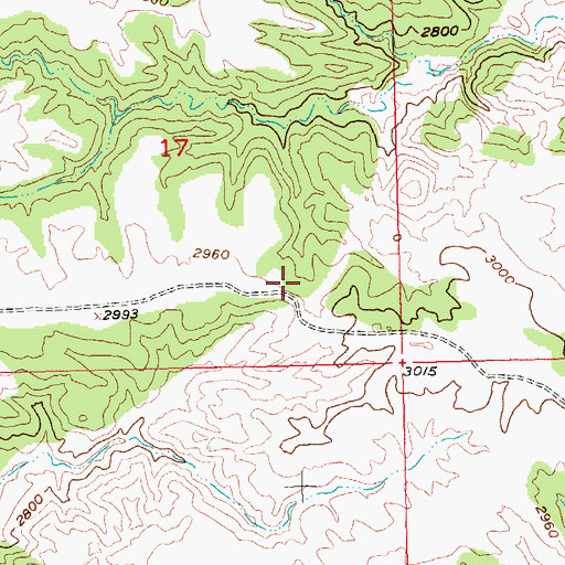 Topographic Map of Gumbo Dam, MT