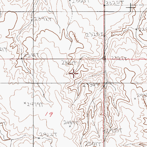 Topographic Map of Othar Number 1 Dam, MT