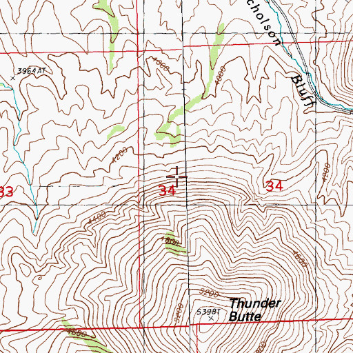 Topographic Map of Number 10 Dam, MT
