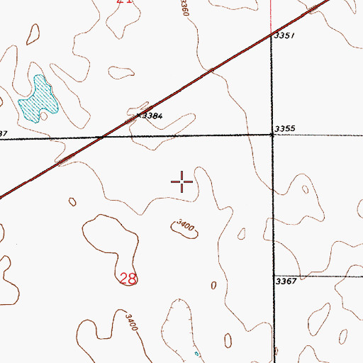 Topographic Map of Robertson Dam, MT