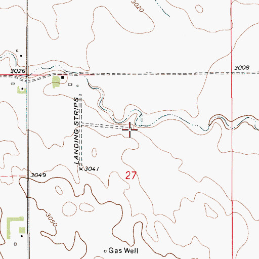 Topographic Map of Anderson Lyle Dam, MT