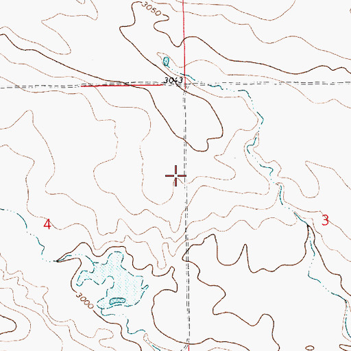 Topographic Map of Couch Coulee Number 1 Dam, MT