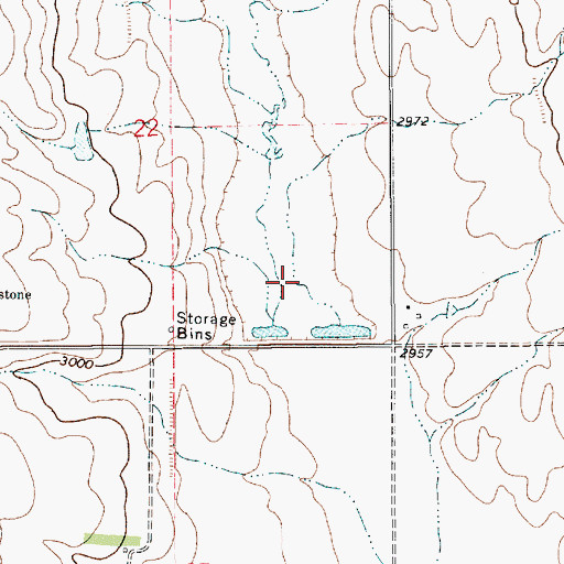 Topographic Map of Langel A C Dam, MT
