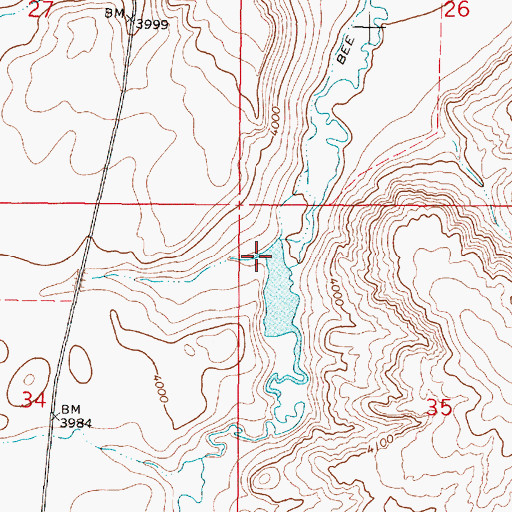 Topographic Map of Krezelok Dam, MT