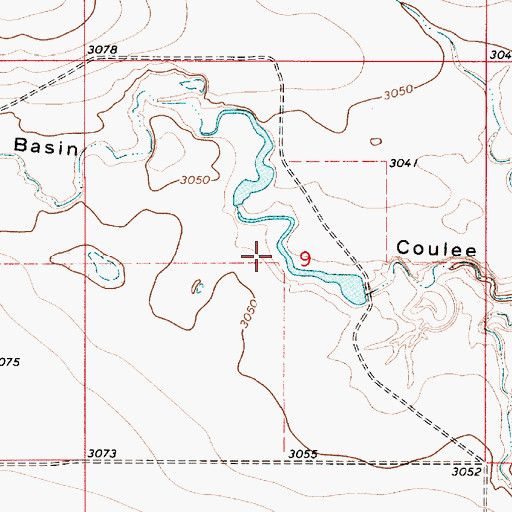 Topographic Map of State Number 2 Dam, MT
