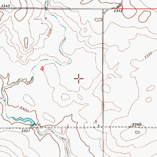 Topographic Map of Cramer Dam, MT