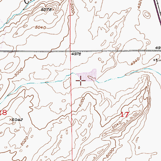 Topographic Map of Arthun Dam, MT