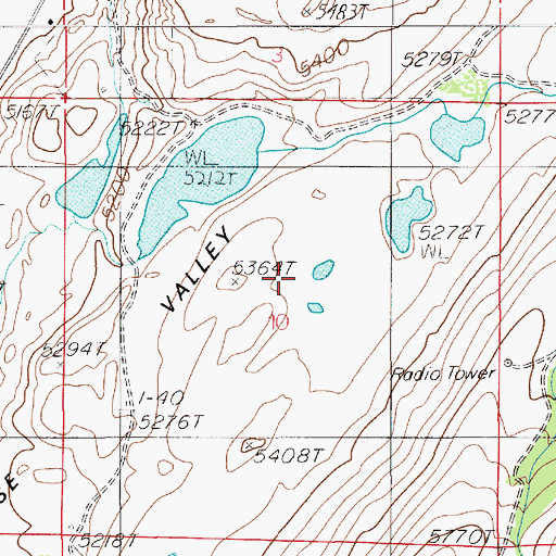 Topographic Map of Thelma Number 2 Dam, MT