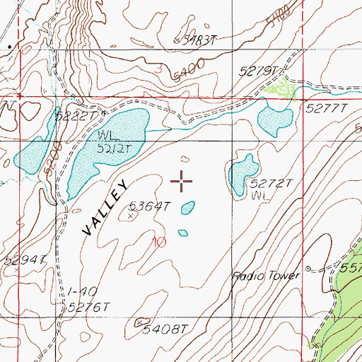 Topographic Map of Thelma Number 3 Dam, MT