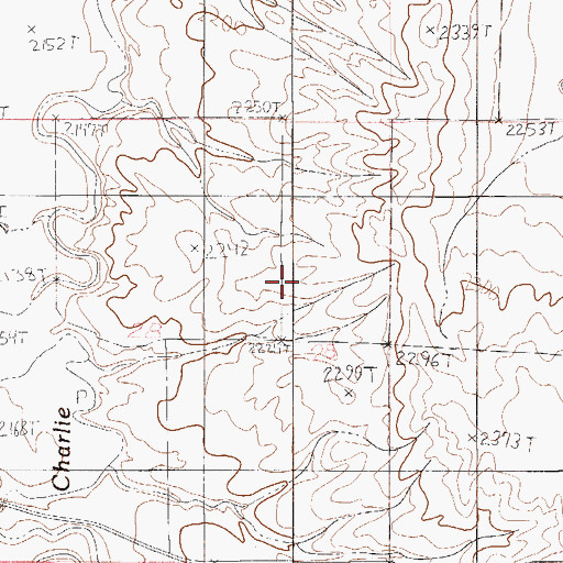 Topographic Map of Tolksdorf Number 2 Dam, MT