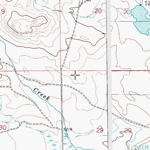 Topographic Map of Donald Dam, MT