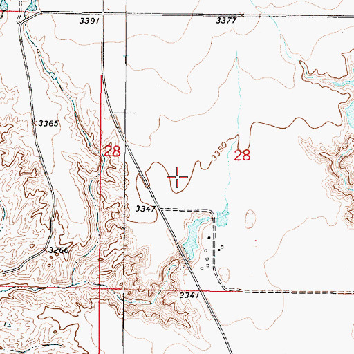 Topographic Map of Wilson Number 2 Dam, MT