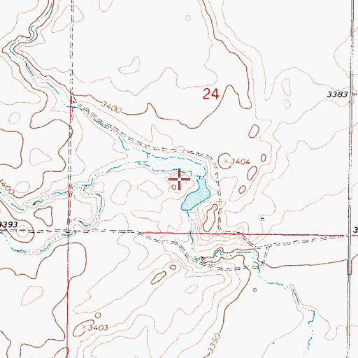 Topographic Map of McLean Dam, MT