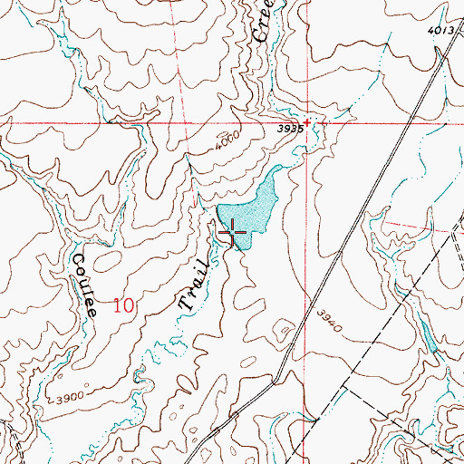 Topographic Map of Morris Number 2 Dam, MT