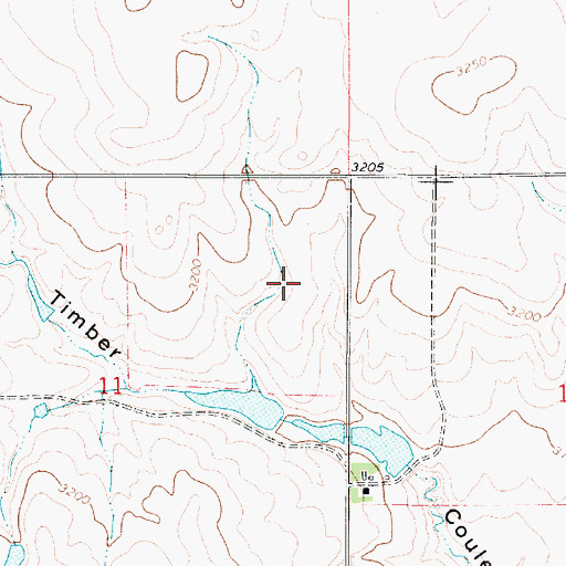 Topographic Map of Underdal Number 2 Dam, MT