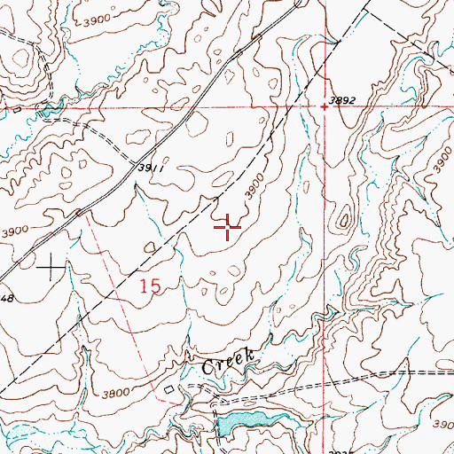 Topographic Map of Henry Dam Number 2, MT