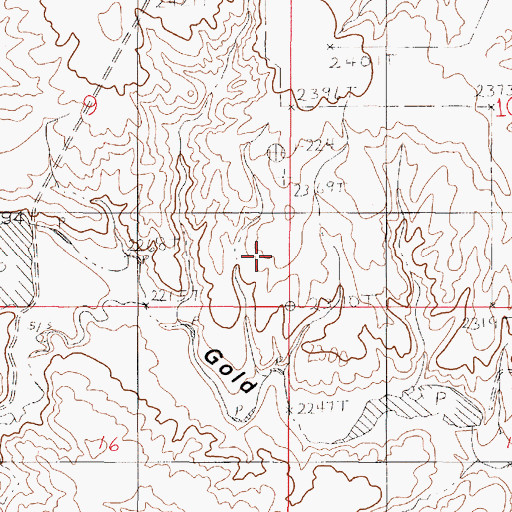 Topographic Map of Knudson Dam, MT