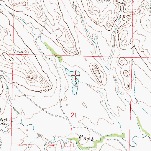 Topographic Map of Hays Dam, MT