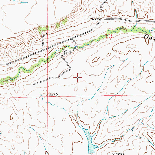 Topographic Map of Kelley Dam, MT