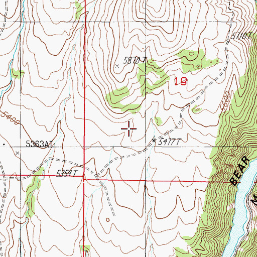 Topographic Map of Madison Dam, MT