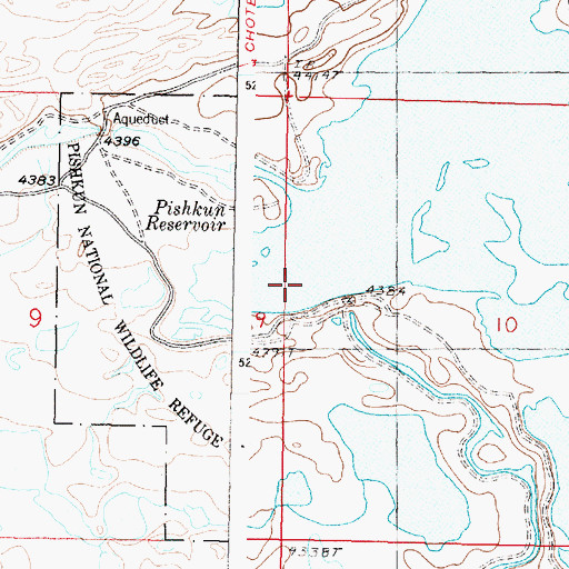 Topographic Map of Pishkun Dikes 1,2,3,4,5,6, and 7, MT