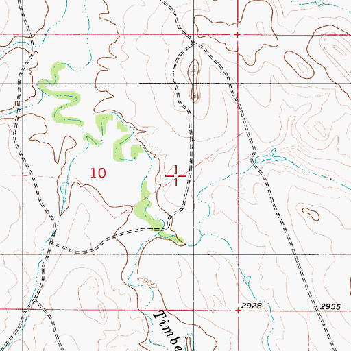 Topographic Map of Stump Dam, MT