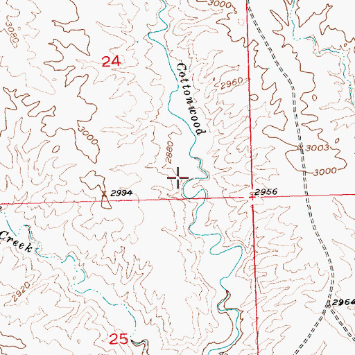 Topographic Map of Bar Island Dam, MT