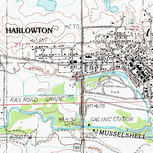 Topographic Map of Jawbone Dike Number 1, MT