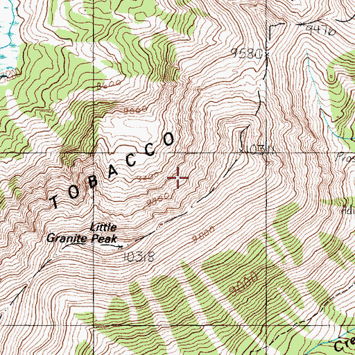 Topographic Map of Jackson Number 1 Dam, MT