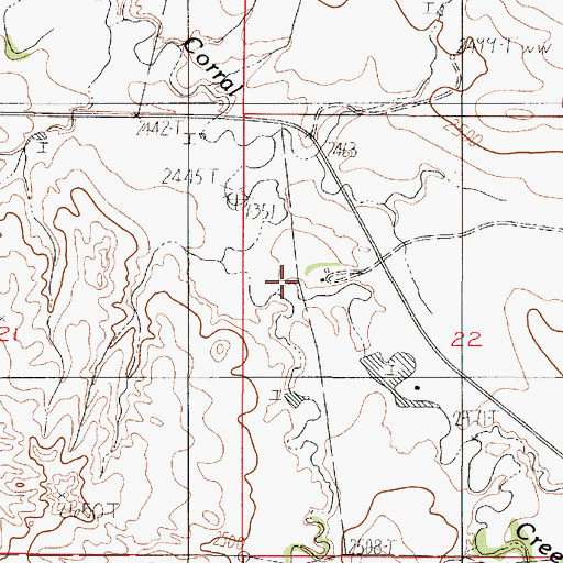 Topographic Map of Jensen Number 2 Dam, MT