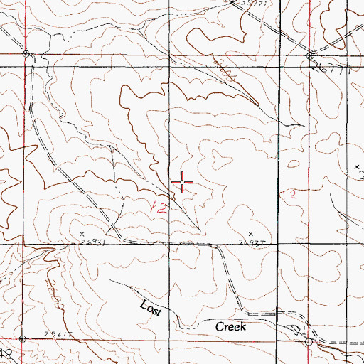 Topographic Map of Breitbach Number 4 Dam, MT