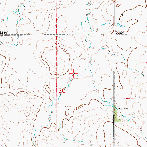 Topographic Map of Snortland Dam, MT