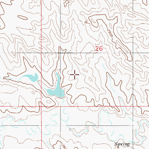 Topographic Map of Savage Dam, MT