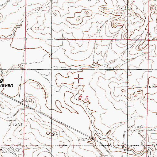 Topographic Map of Dreyer Number 2 Dam, MT