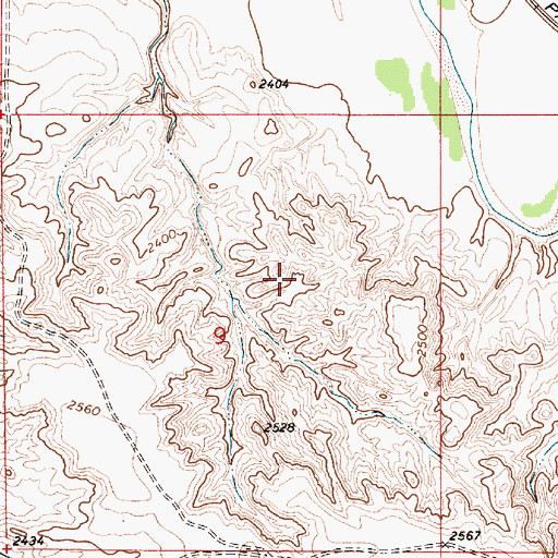 Topographic Map of Shumaker Number 2 Dam, MT