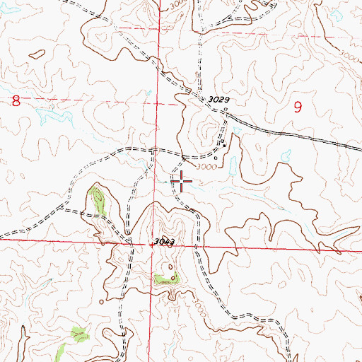 Topographic Map of Ryan Dam, MT