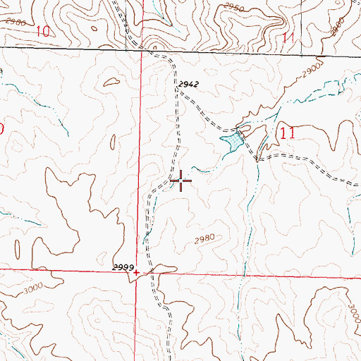 Topographic Map of Jarden Reservoir Dam, MT