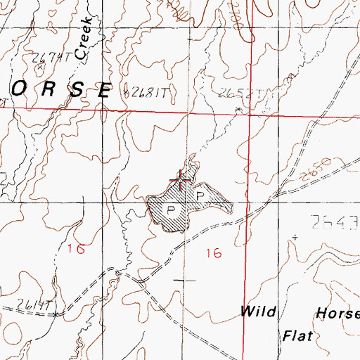 Topographic Map of Etchart Dam, MT